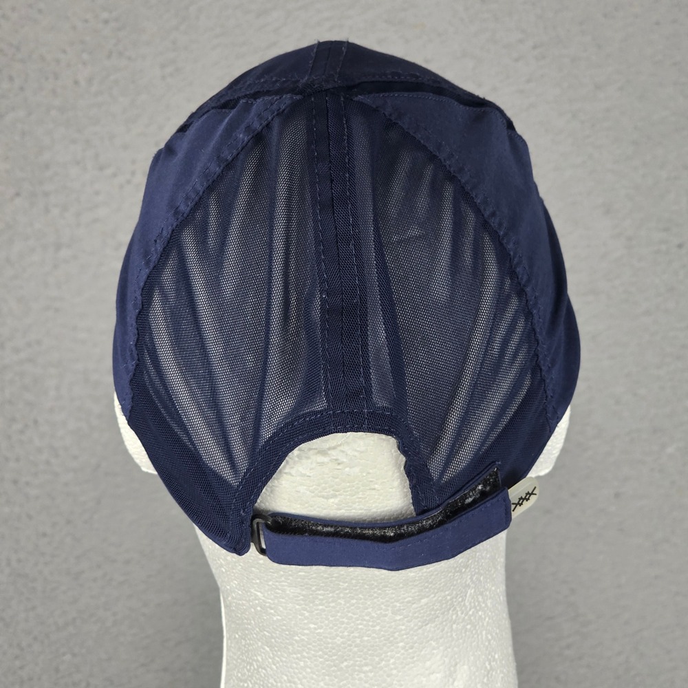 Rhone Running Mens Navy Blue Mesh Panel Baseball Cap Adjustable Hat XXX Logo - Picture 3 of 9